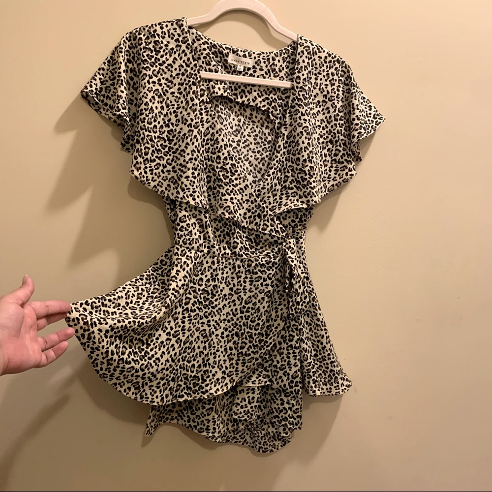 Leopard Print Romper